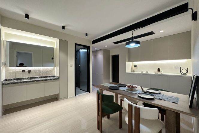 brand new 2brs floor heating brand new furniture near Jing an temple 20.5K