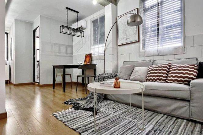 Changping rd/Modern 1br 1lr/all bright room/brand furniture,@L7