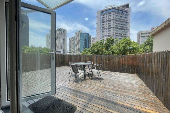 40 sqm Big terrace 3br @Jing'an Temple/West Nanjing Road St.