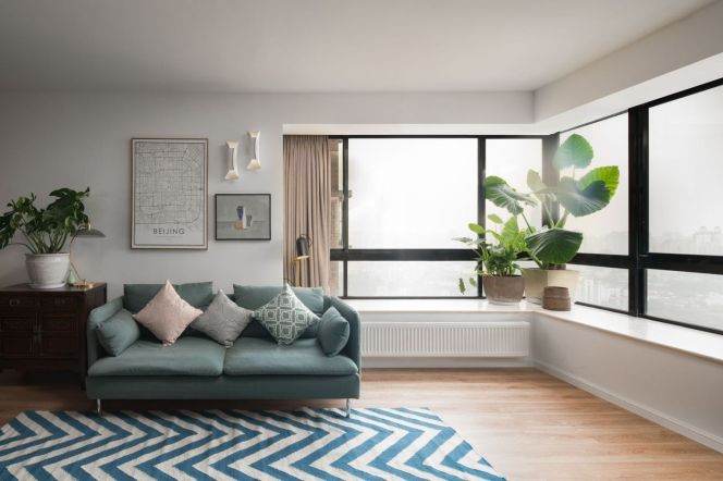180sqm Square Layout 3-Bedroom with Panoramic Garden View at Wukang rd Apartment 