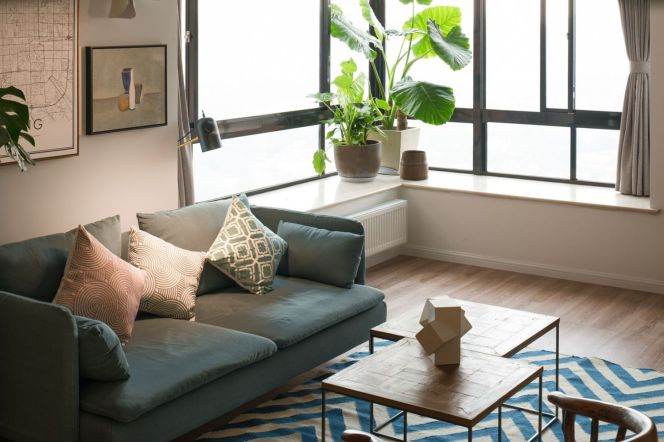 180sqm Square Layout 3-Bedroom with Panoramic Garden View at Wukang rd Apartment 