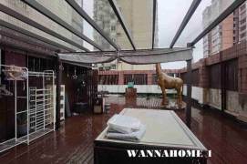Spacious&Modern&Bright Elevator 2Bdrs 1Bath Apt+L2+3+4 Zhong Shan Park+Large Terrace