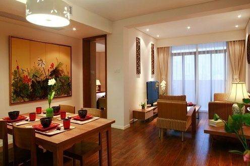 Exquisite 2br serviced apt in Jing'an nr L7 