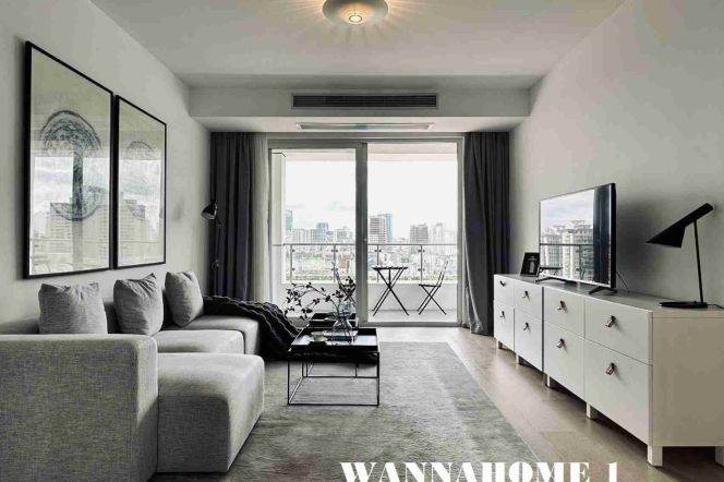 Large 2 Balconies+Modern&Spacious&Bright 2Bdrs 2Baths Apt+Taikoo Hui+Stunning View&Great Compound