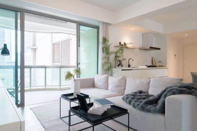 Nordic Style 3BR 2BA in Jing'an Four Seasons/W.Nanjing Station