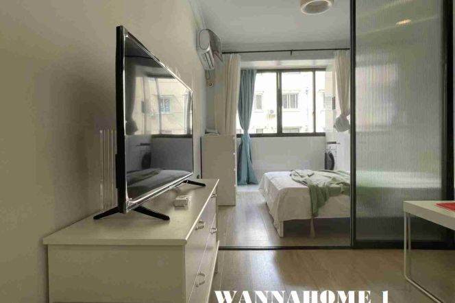 Spacious&Modern Elevator 1Brs 1Bath Apt+L14 Wu Ding Rd+Jing An Temple CBD  