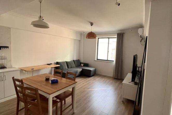 High rise bright spacious Apt floor heating@ line 2,12,13 West Nanjing Rd.