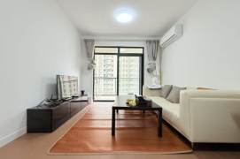Open balcony one bedroom elevator Apt with dryer@ Line2 Loushanguan Rd