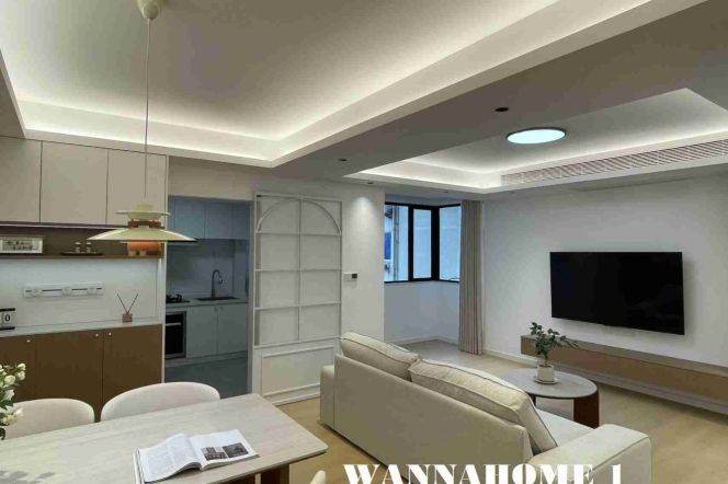 New&Modern&Bright&Spacious Elevator 1Bdr 1Bath Apt+L7 Chang Ping Rd+Jing An Temple CBD