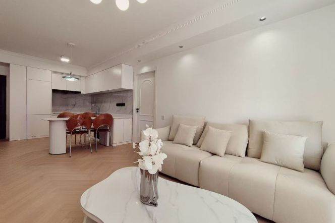 modern big 2brs floor heating modern furniture near Huang pu river line 4,8
