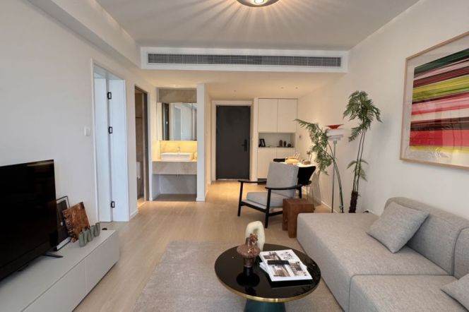 Modern decorated 1Br Floor heating@Gubei