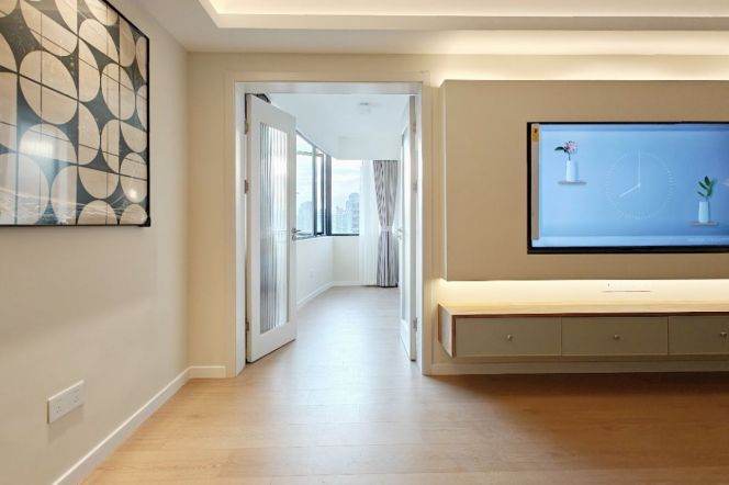 Modern 2br high-rise with floor heating @Jing'an  Line 7&14