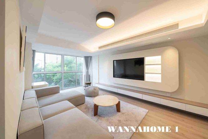 Modern&Bright&Spacious 3Bdrs 2Baths Apt+Great Compound+Suzhou Creek+L13 Jiang Ning Rd