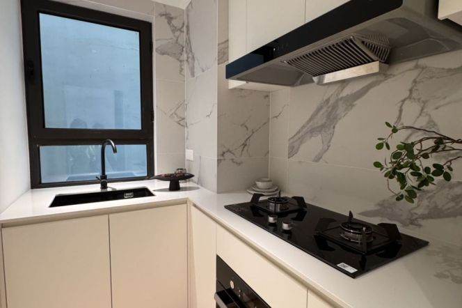 Modern decorated 1Br Floor heating@Gubei