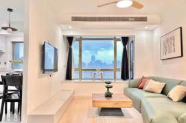 Duplex 2Brs & 2Btrs elevator Apt+central AC+oven@Zhongshan Park