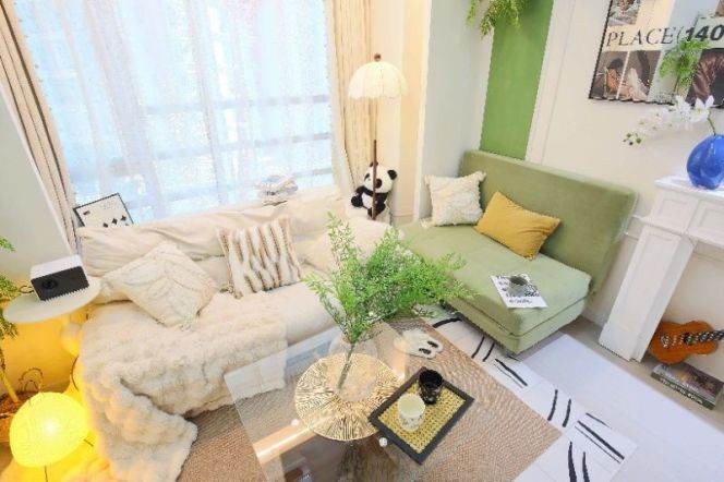 Zhongshan Park/modern 1br 1lr/elevator/nice compound/bright room,@L2/3/4
