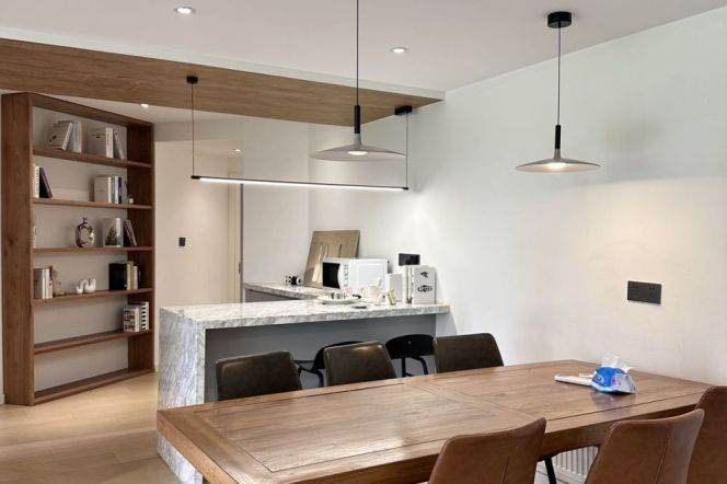 2 Brs, 2 Baths, Open Balcony/Central ac/Wall heating, 120 sqm @ Wuning metro L13