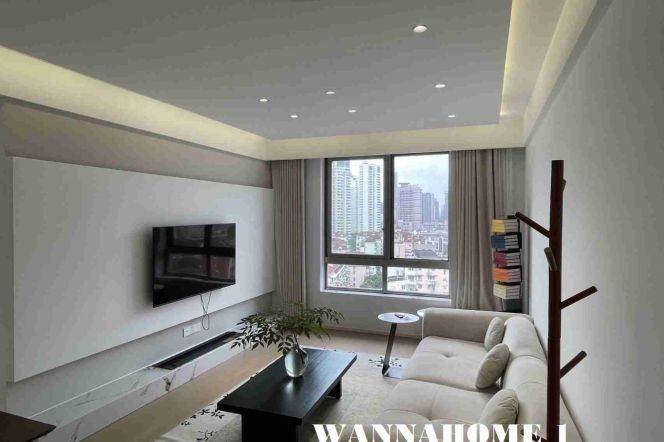 Great Compound+Spacious&Modern&Bright 1Bdr 1Bath Apt+Jing An Temple+Stunning View