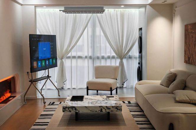 3 Brs, 2 Baths, Floor heating/Central ac/Oven, 130 sqm @ Tangqiao metro L4