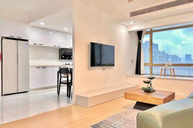 Duplex 2Brs & 2Btrs elevator Apt+central AC+oven@Zhongshan Park