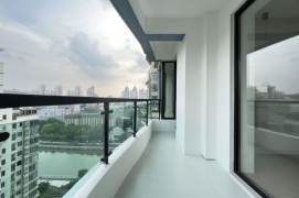 modern big 3brs floor heating open balcony nice river view beside Su zhou river 24.8K