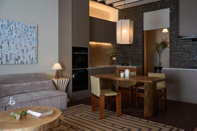 modern big 2brs lane house wall heating open balcony open kitchen 25K 