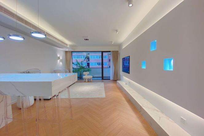 zhongshan park 120 sqm 2 br Apt &floor heating &balcony 14.8K