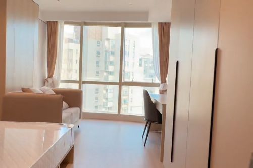1br, subway L3,4,7 Zhenping station, big window, key, 5.7k