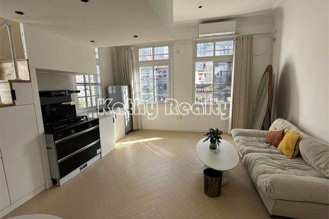 Great sunlight 1BR APT floor heating Xiangyang Rd 6.8k