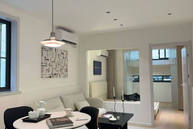 xujiahui  modern 1BR/living room@L1/9/11