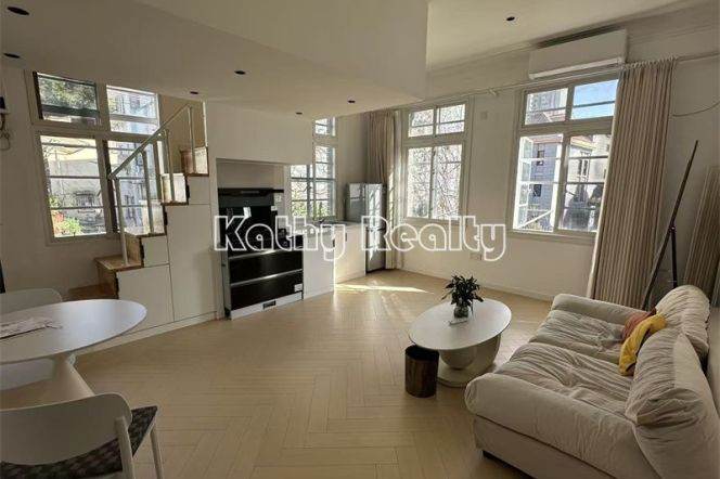 Great sunlight 1BR APT floor heating Xiangyang Rd 6.8k