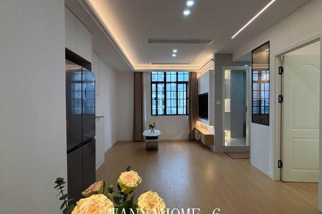 11.8K+ Elevator New 1Bdr 1Bath Apt+Very Close ToL2/12/13West Nan Jing Rd+ Floor Heating