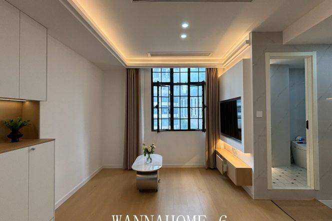 11.8K+ Elevator New 1Bdr 1Bath Apt+Very Close ToL2/12/13West Nan Jing Rd+ Floor Heating