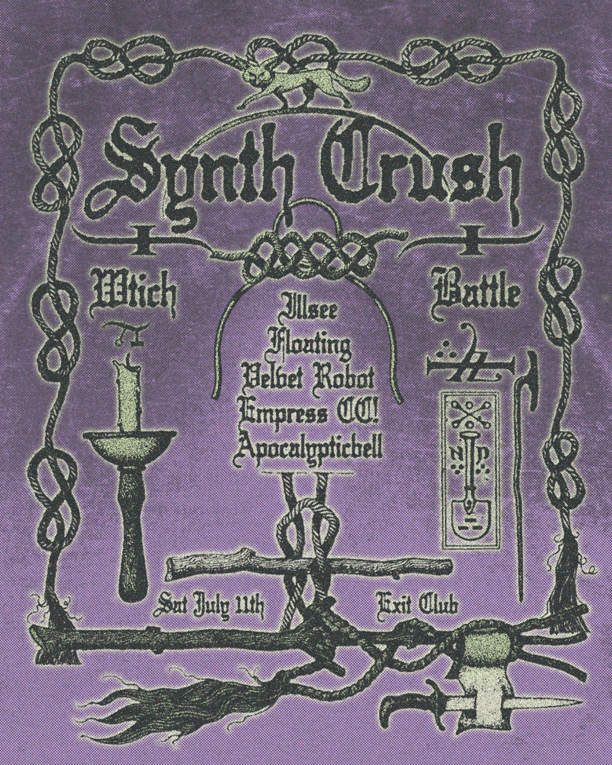 Witch Battle hosted by Synth Crush (Cold Wave, Dark Wave, Techno, More) 