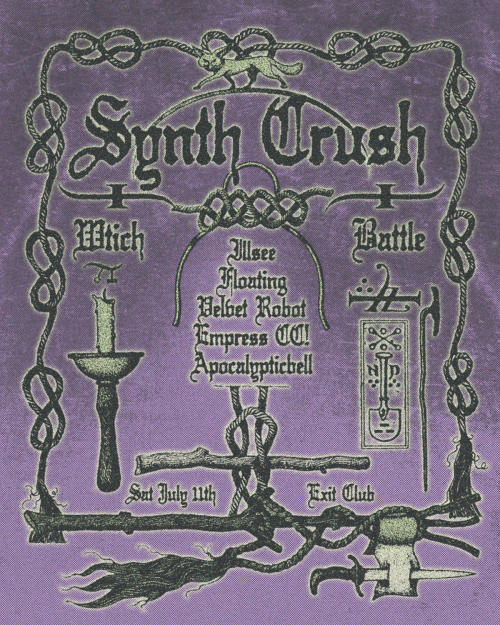 Witch Battle hosted by Synth Crush (Cold Wave, Dark Wave, Techno, More) 