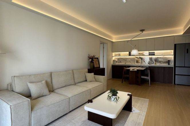 Suzhou Creek | Zhenping rd metro L3/4/7 | Modern 2BR +Green view+ Big windows 21.2K