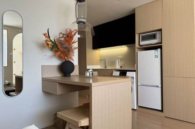 1 br near L2/L7/L14 jing'an temple station+elevator