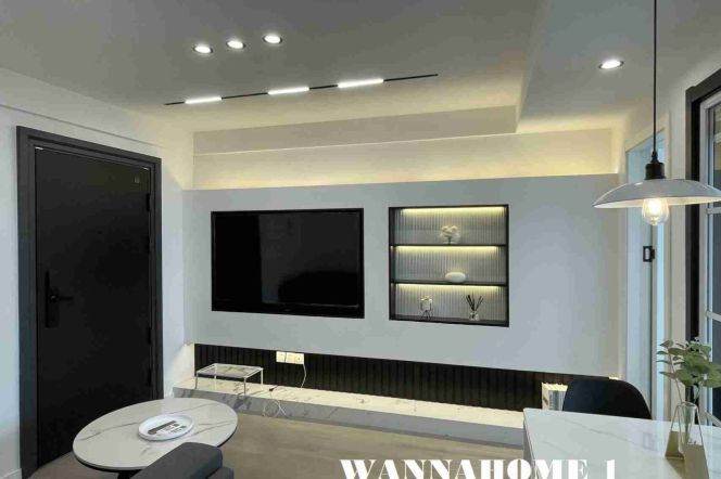 Stunning View+Modern&Really Bright 1Bdr 1Bath Apt+West Nanjing Rd+Nice Balcony+Great Compound