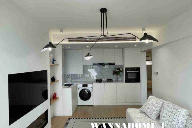 Modern&Bright&Spacious Elevator 1Bdr 1Bath Apt+Large Closet+West Nanjing Rd CBD