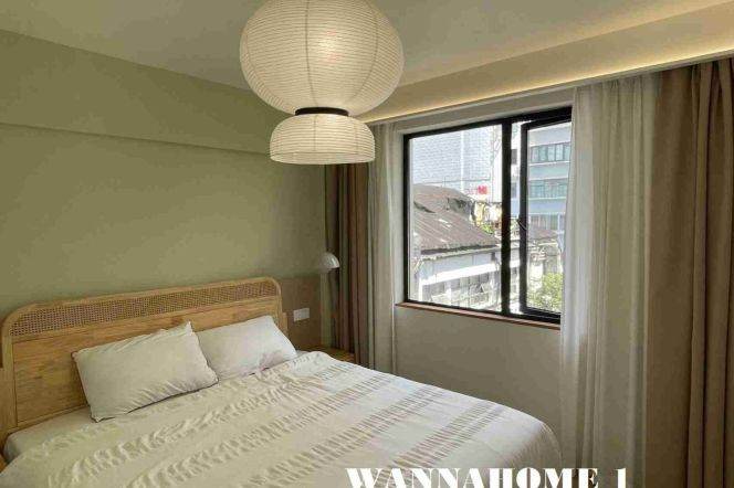Modern&Bright&Spacious Elevator 1Bdr 1Bath Apt+Large Closet+West Nanjing Rd CBD