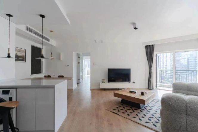 modern big 3brs floor heating open balcony near line 2,11 and Wu kang road only 18K 