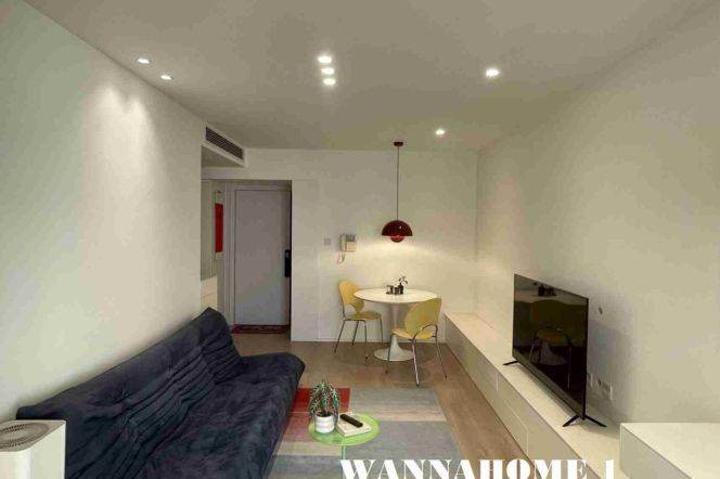 Free Club+Modern&Spacious&Bright 1Bdr 1Bath Apt+Jing An Temple+Good View+Large Balcony