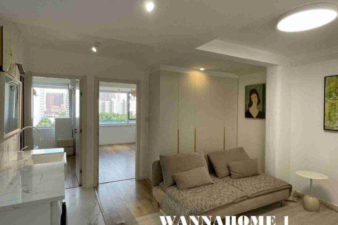 Modern&Really Bright Elevator 2Bdrs 1Bath Apt +L7/9 Zhaojiabang Rd+Stunning View+L1 Heng Shan Rd