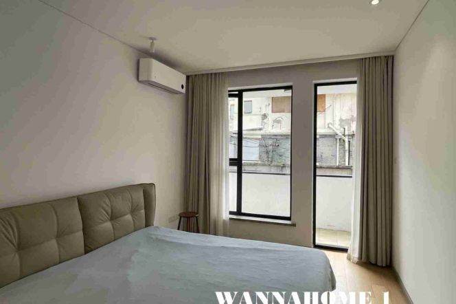 Modern&Spacious&Bright 1Bdr 1Bath Apt+2F Walk Up+L7 Chang Ping Rd+Open Balcony+Cloakroom