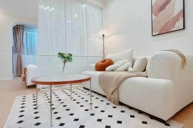 Pudong area/modern 1br 1lr/bright room/brand furniture,Pudian rd@L6