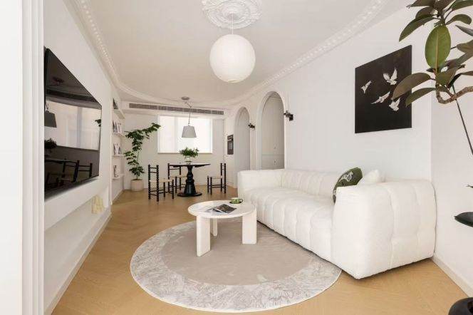 modern 2brs floor heating modern furniture near Xujiahui line 1,9,11 Park Church only 14.5K