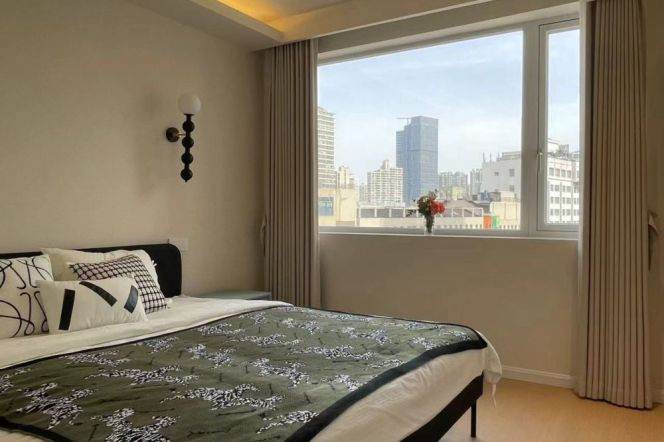 Modern&Spacious&Really Bright Elevator 1Bdr 1Bath Apt+Jing An Temple+Large Closet