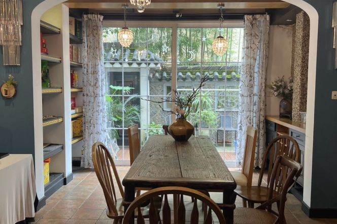 4BR Detached Villa with Courtyard｜2 mins to Line2/11 Jiangsu Rd