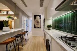 Wukang rd 2 br modern Apt &wall heating &oven only 10K