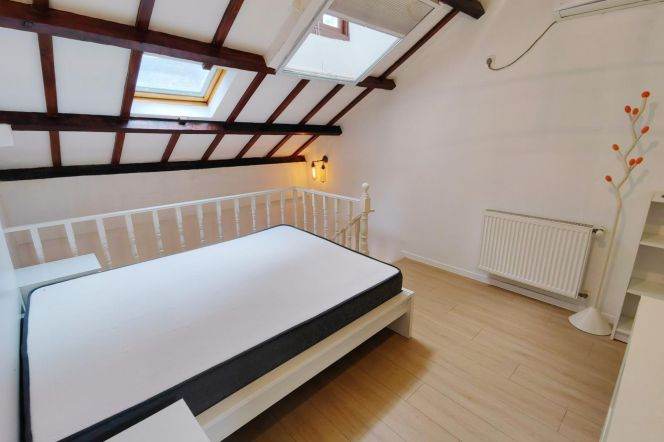 Unique duplex 1 br with open balcony in Old XuHui ,easy walking to DaPuQiao. L 9/12 JiaShan RdSt.